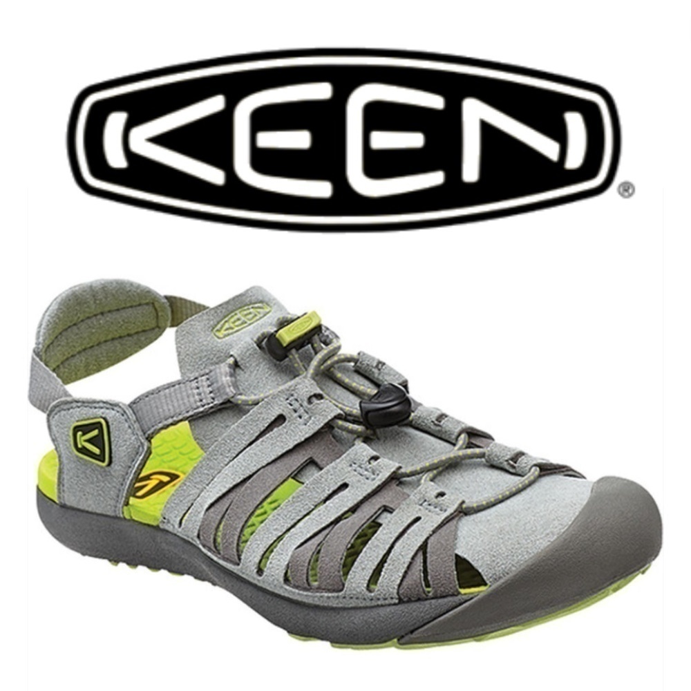 Keen Womenโs Green Grey Cypress Sandals - Size 9